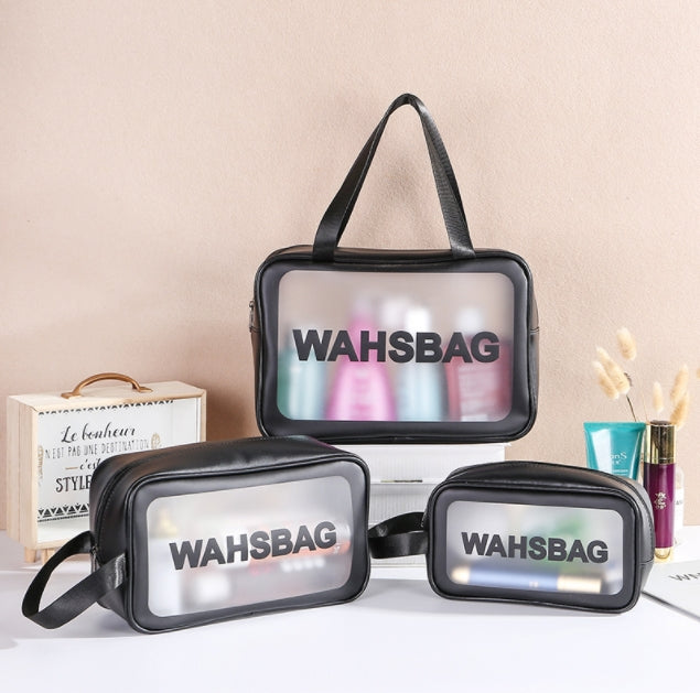Custom Logo Black Travel Capacity Portable Toiletry Bag | Premium Corporate Gifts and Promotional Gifts