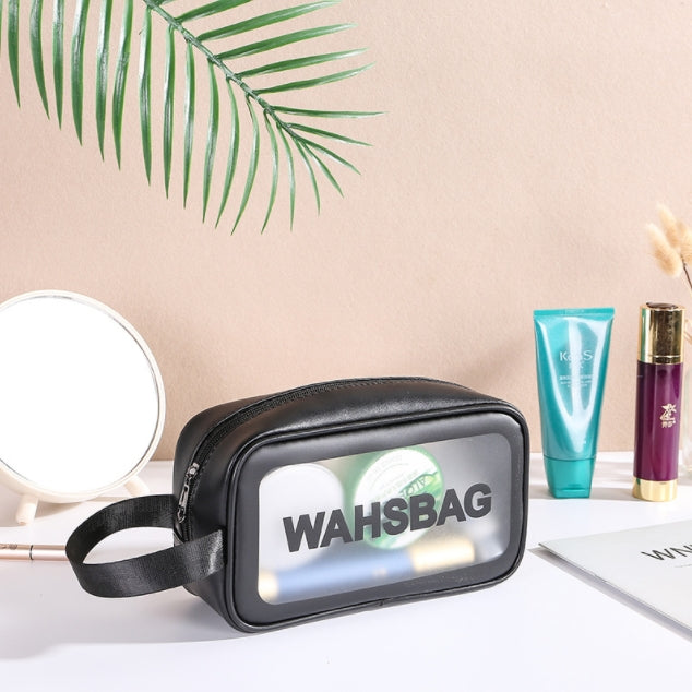 Custom Logo Black Travel Capacity Portable Toiletry Bag | Premium Corporate Gifts and Promotional Gifts