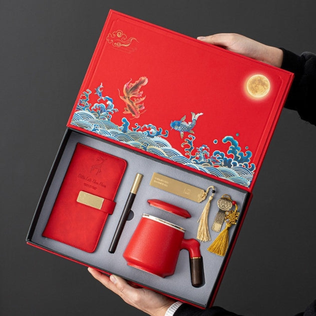 Custom Logo Business Office Tea Set of Five | Premium Corporate Gifts and Promotional Gifts