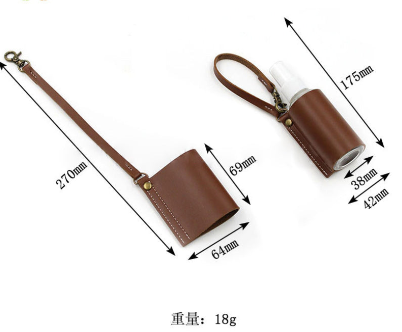 Custom Logo Leather Multi-Colored Cylindrical Spray Bottle Holster | Premium Corporate Gifts and Promotional Gifts