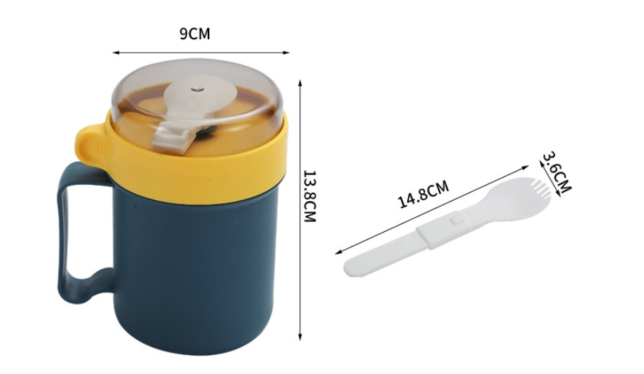 Custom Logo Japanese Color Jumping Soup Cup 500ml | Premium Corporate Gifts and Promotional Gifts