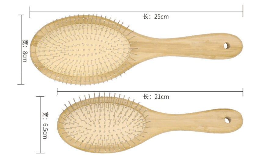 Custom Logo Wood Grain Airbag Massage Steel Comb | Premium Corporate Gifts and Promotional Gifts