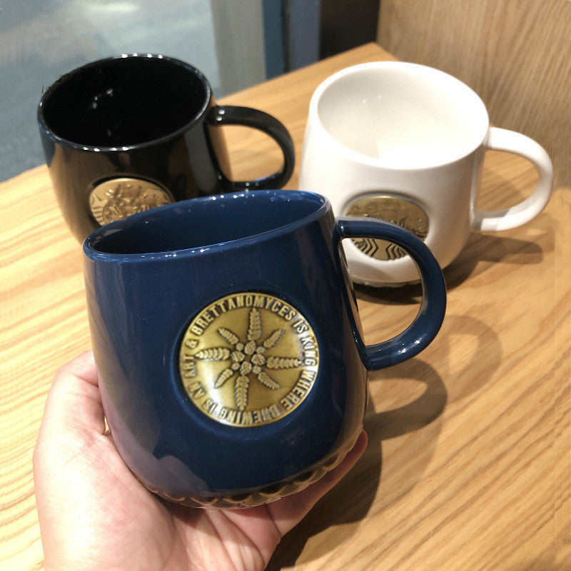 Custom Logo Starbucks Similar Copper Sheet Cylinder Cup | Premium Corporate Gifts and Promotional Gifts