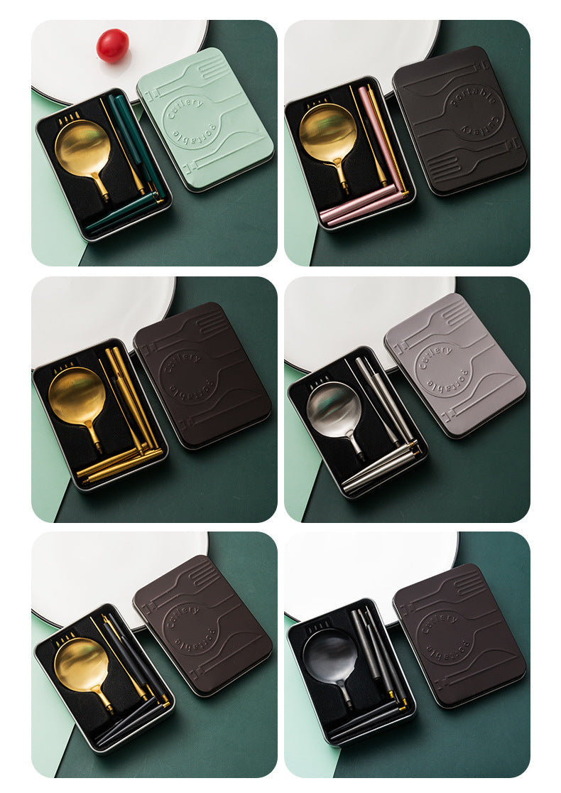 Custom Logo High-end folding tableware set | Premium Corporate Gifts and Promotional Gifts