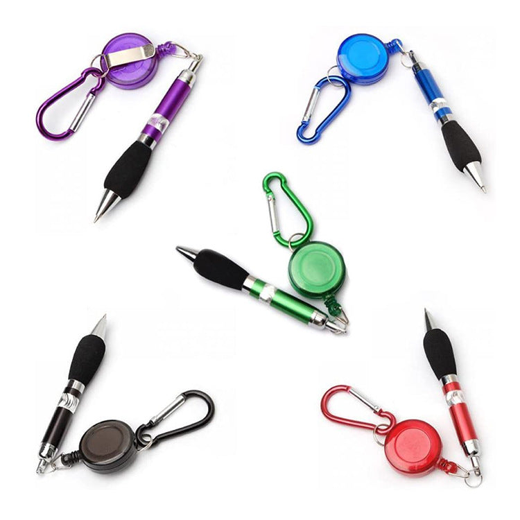 Custom Logo Telescopic clip metal ballpoint pen | Premium Corporate Gifts and Promotional Gifts