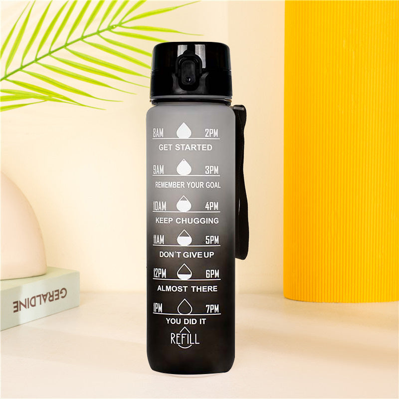 Colorful Gradient Color Water Bottle 1L, view 9 of 10