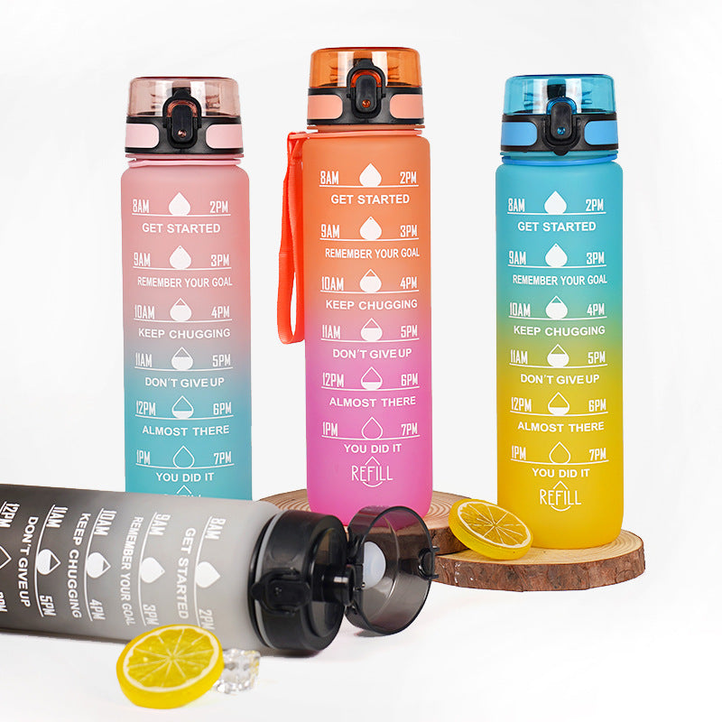 Custom Logo Colorful gradient color water bottle 1L | Premium Corporate Gifts and Custom Gifts
