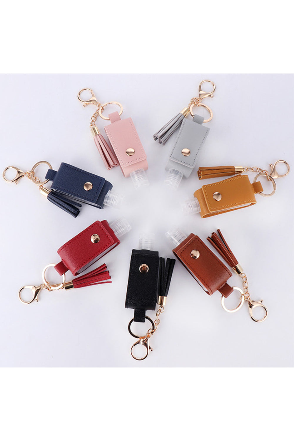 Custom Logo Tassel Alcohol Bottle Keychain 30ml | Premium Corporate Gifts and Promotional Gifts