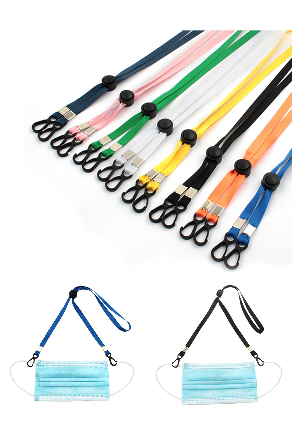 Custom Logo Adjustable Length Anti-Loss Mask Lanyard | Premium Corporate Gifts and Promotional Gifts