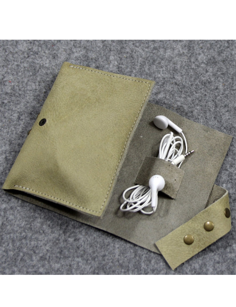 Custom Logo Leather Headphone Storage Bag | Premium Corporate Gifts and Promotional Gifts