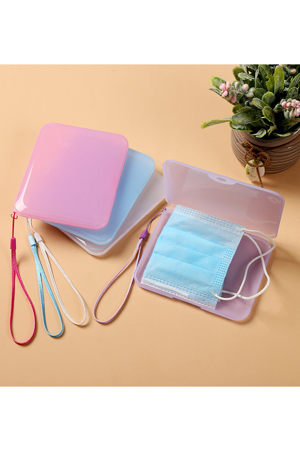 Custom Logo Translucent Mask Storage Box | Premium Corporate Gifts and Promotional Gifts