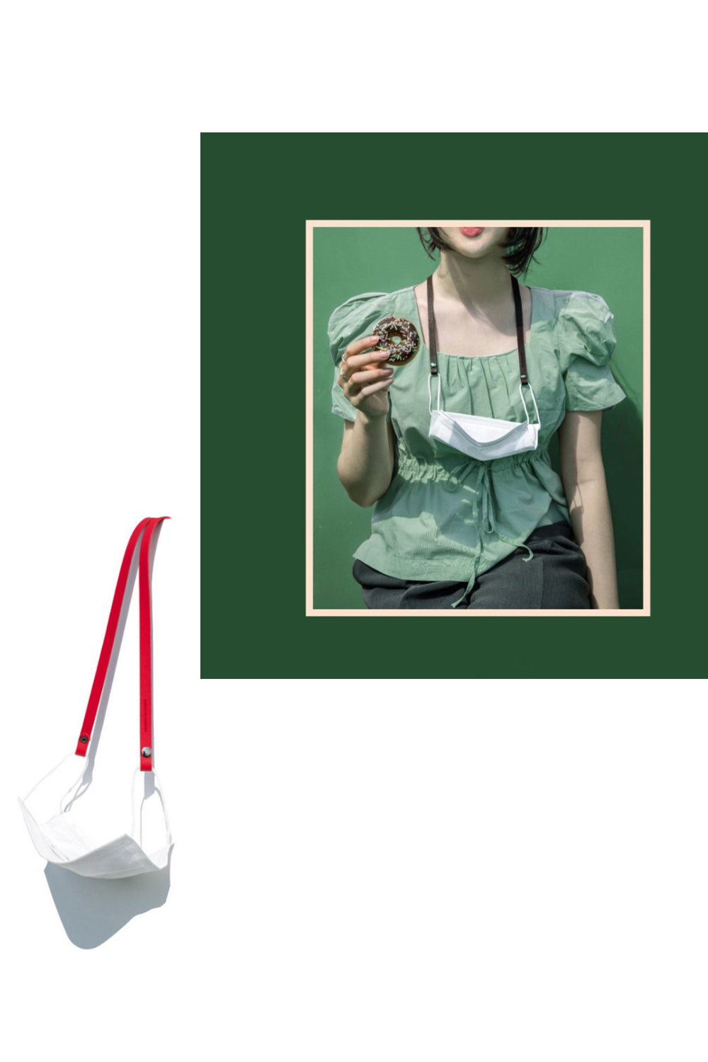 Custom Logo Extension Rope Halterneck Leather Fashion Mask Lanyard | Premium Corporate Gifts and Promotional Gifts