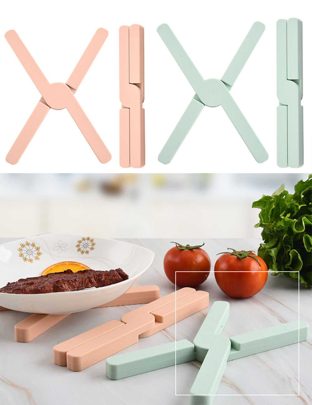 Custom Logo Cross-folding insulated silicone pot mat | Premium Corporate Gifts and Promotional Gifts