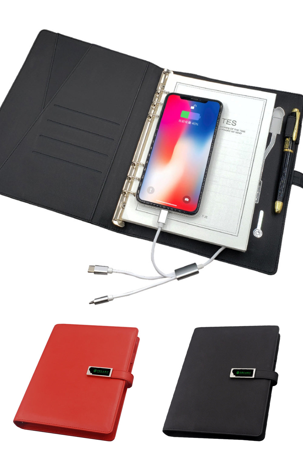 Custom Logo Advanced Charging Office Notepad Gift Box | Premium Corporate Gifts and Promotional Gifts