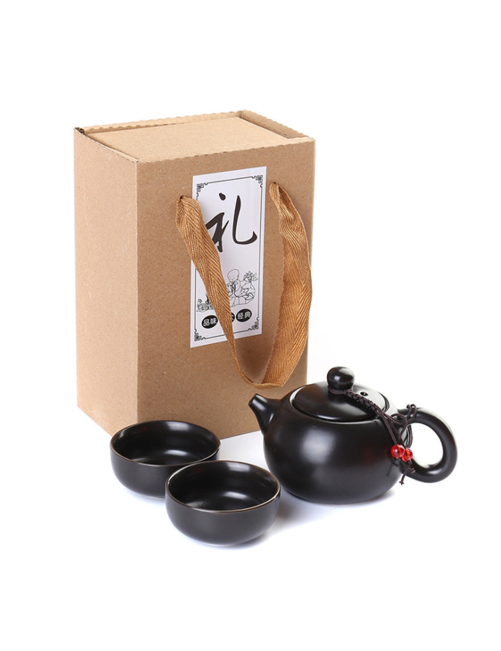 Custom Logo One pot and two cups gift box | Premium Corporate Gifts and Promotional Gifts