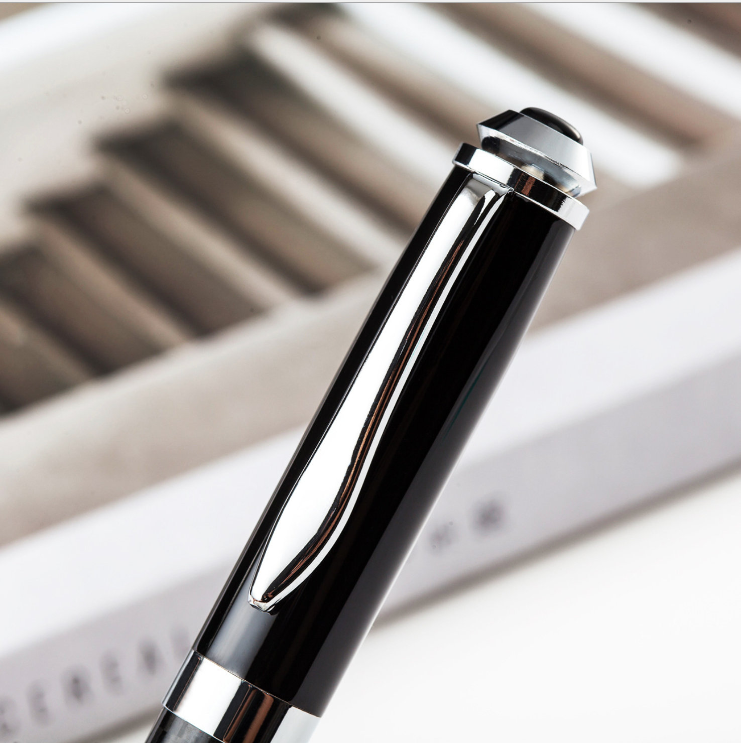 Custom Logo Carbon Fiber Advertising Ballpoint Pen | Premium Corporate Gifts and Promotional Gifts