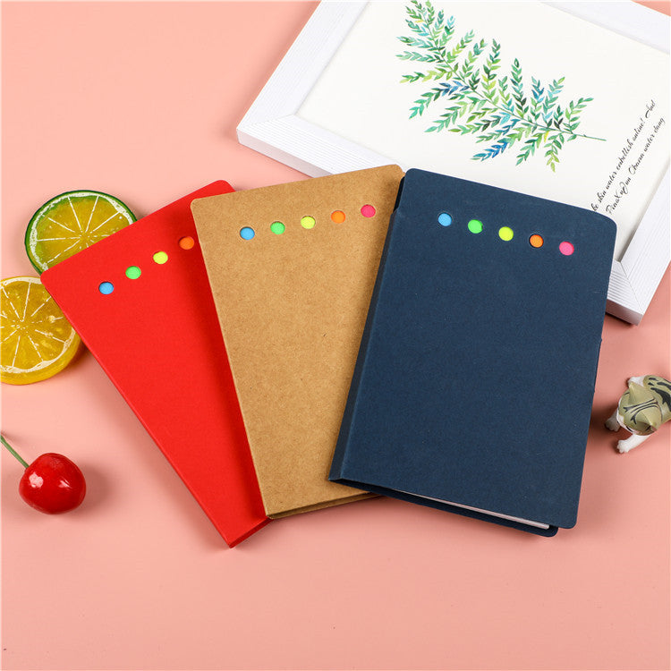 Custom Logo Kraft Post-it Note Combo Notebook | Premium Corporate Gifts and Promotional Gifts