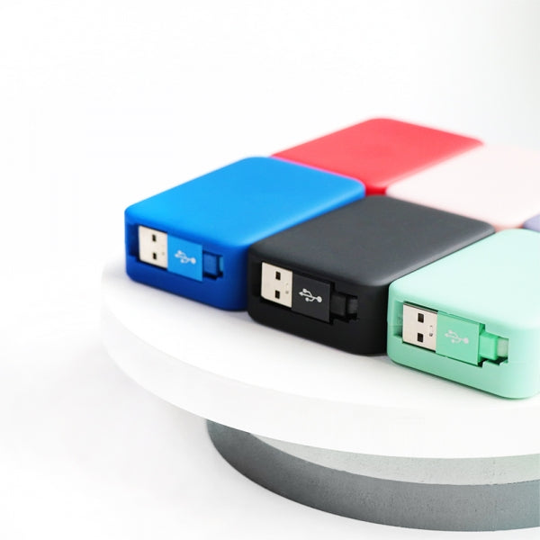 Custom Logo Multi-color mobile phone telescopic three-in-one data cable | Premium Corporate Gifts and Promotional Gifts