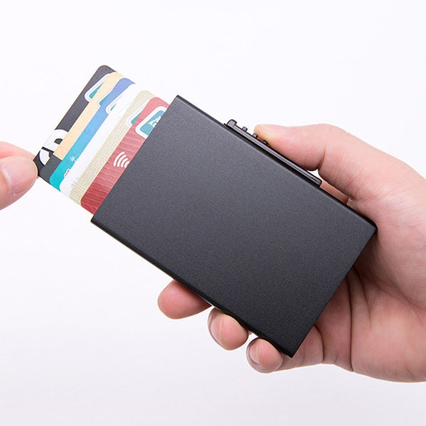 Custom Logo Metal Bounce Anti-Theft Card Case | Premium Corporate Gifts and Promotional Gifts