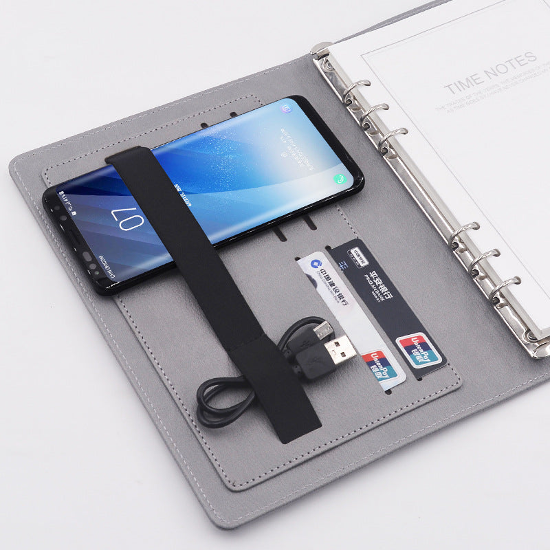 Custom Logo Charging Premium Multifunctional Office Notebook with Desk Lamp | Premium Corporate Gifts and Promotional Gifts