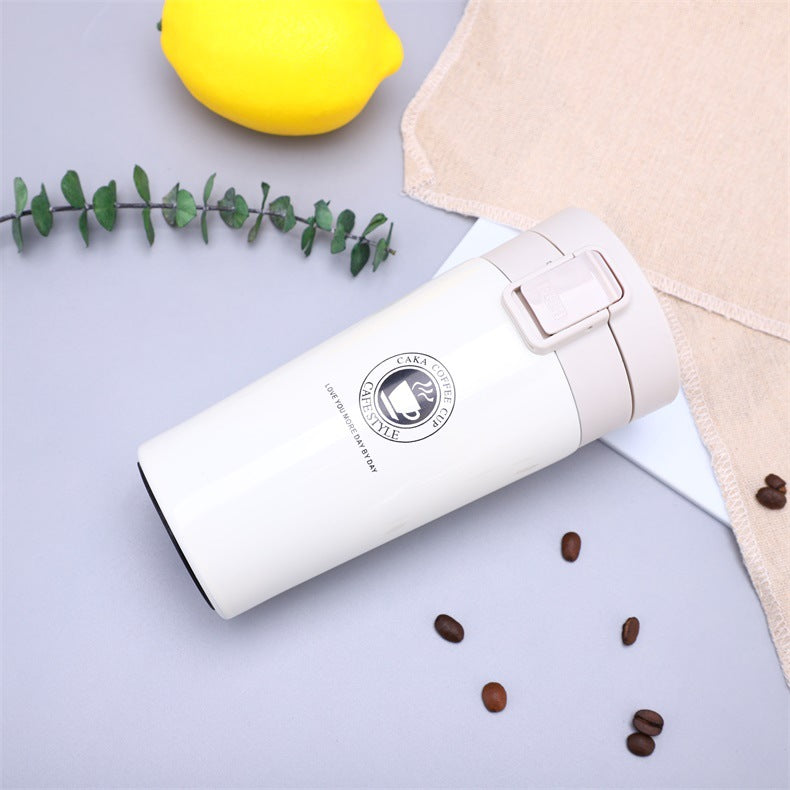 Custom Logo Double-layer car bouncing coffee cup | Premium Corporate Gifts and Custom Gifts