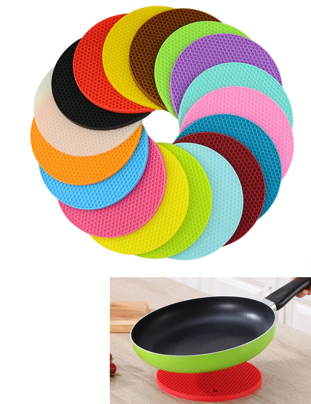 Custom Logo Colorful silicone insulation mat | Premium Corporate Gifts and Promotional Gifts
