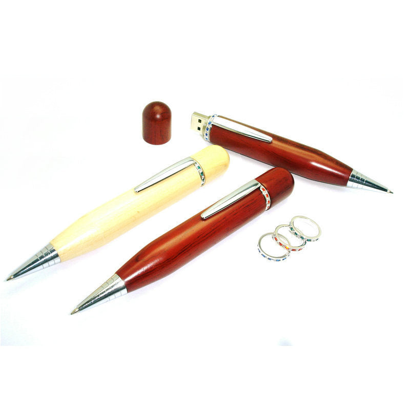 Custom Logo Wooden USB Pen Set | Premium Corporate Gifts and Promotional Gifts