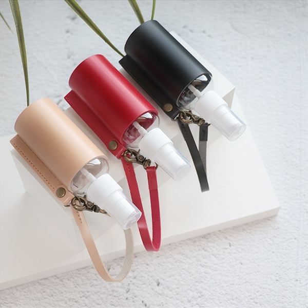 Custom Logo Leather Multi-Colored Cylindrical Spray Bottle Holster | Premium Corporate Gifts and Promotional Gifts