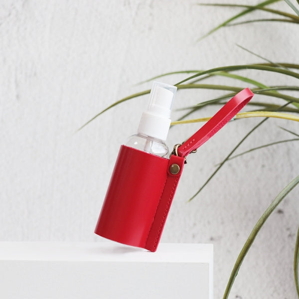 Custom Logo Leather Multi-Colored Cylindrical Spray Bottle Holster | Premium Corporate Gifts and Promotional Gifts