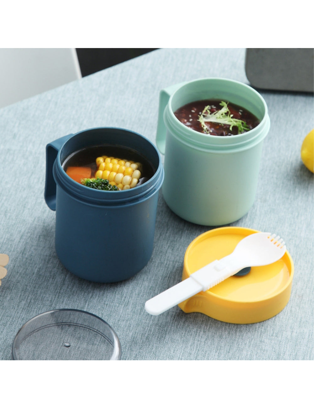 Custom Logo Japanese Color Jumping Soup Cup 500ml | Premium Corporate Gifts and Promotional Gifts