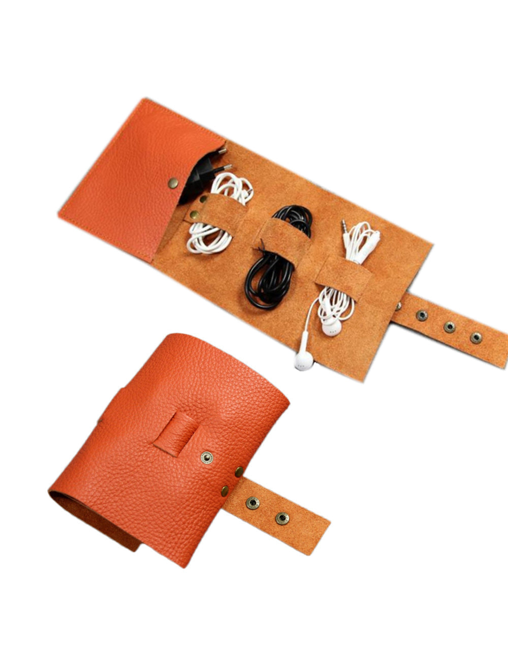 Custom Logo Leather Headphone Storage Bag | Premium Corporate Gifts and Promotional Gifts