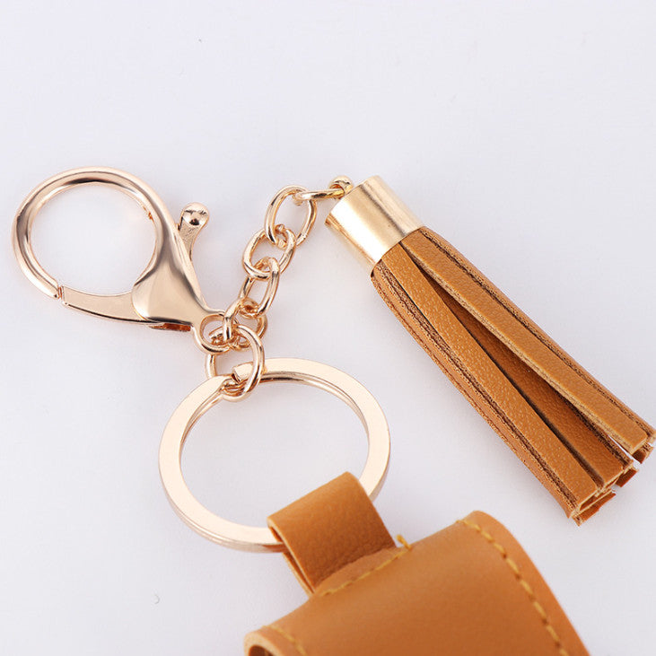 Custom Logo Tassel Alcohol Bottle Keychain 30ml | Premium Corporate Gifts and Promotional Gifts