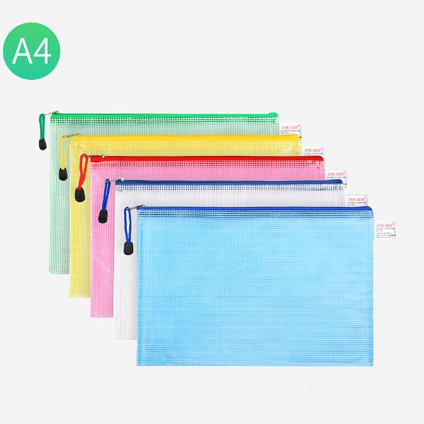 Custom Logo Transparent Grid Document Bag | Premium Corporate Gifts and Promotional Gifts