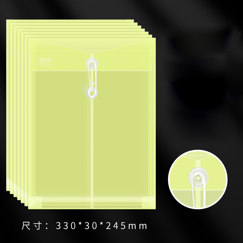 Custom Logo A4 Transparent Rope Folder Document Bag | Premium Corporate Gifts and Custom Gifts