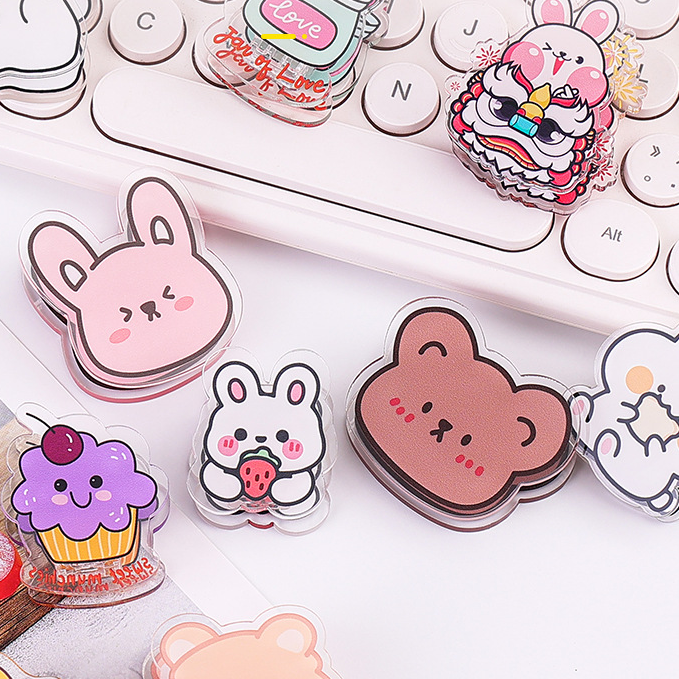 Custom Logo Acrylic Shaped Clip | Premium Corporate Gifts and Promotional Gifts