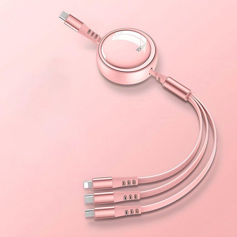 Custom Logo Car Fast Charging 3-in-1 Charging Cable | Premium Corporate Gifts and Promotional Gifts