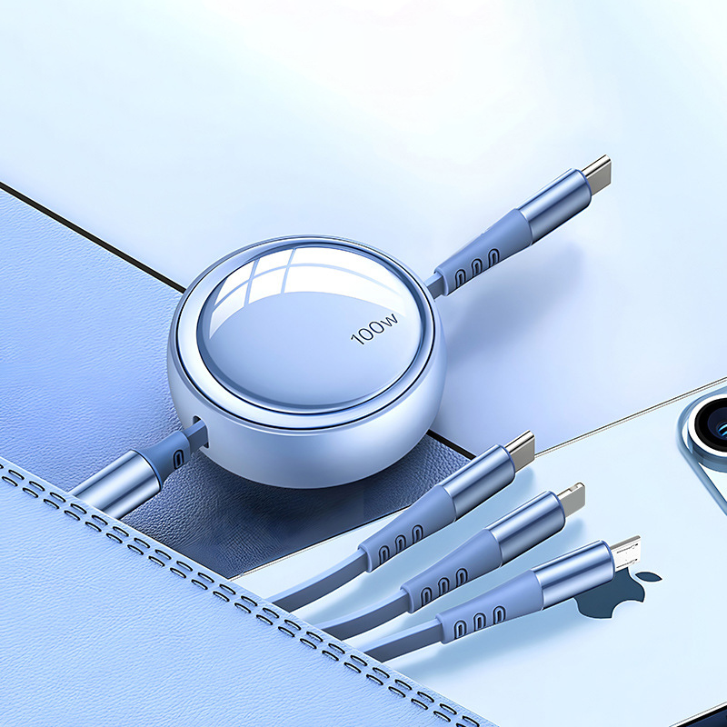 Custom Logo Car Fast Charging 3-in-1 Charging Cable | Premium Corporate Gifts and Promotional Gifts