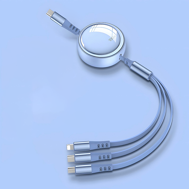 Custom Logo Car Fast Charging 3-in-1 Charging Cable | Premium Corporate Gifts and Promotional Gifts