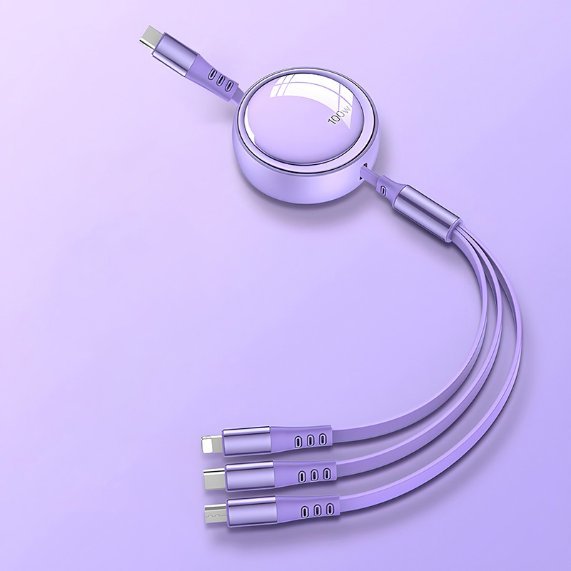 Custom Logo Car Fast Charging 3-in-1 Charging Cable | Premium Corporate Gifts and Promotional Gifts