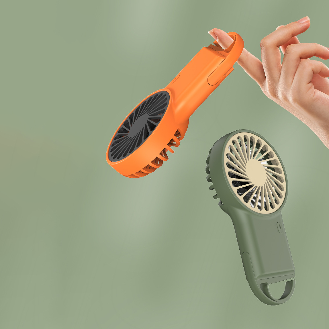 Custom Logo Folding Hook Small Fan | Premium Corporate Gifts and Custom Gifts