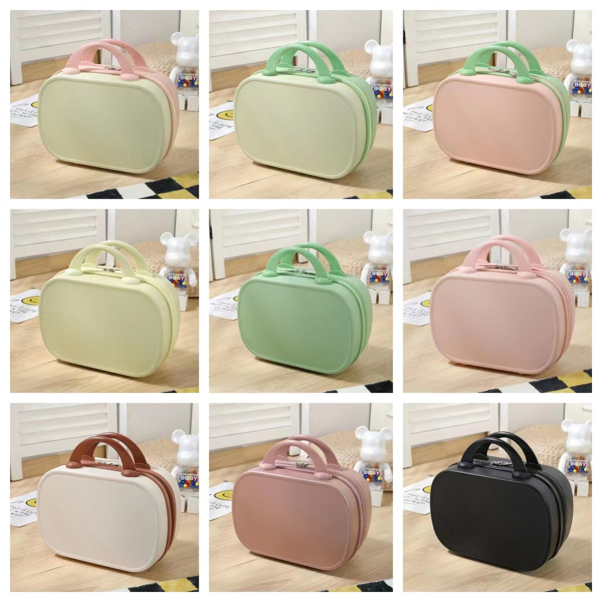 Custom Logo 14-inch Retro Makeup Suitcase | Premium Corporate Gifts and Promotional Gifts