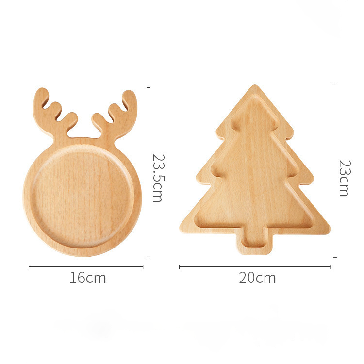 Custom Logo Christmas Wooden Snack Tray | Premium Corporate Gifts and Promotional Gifts