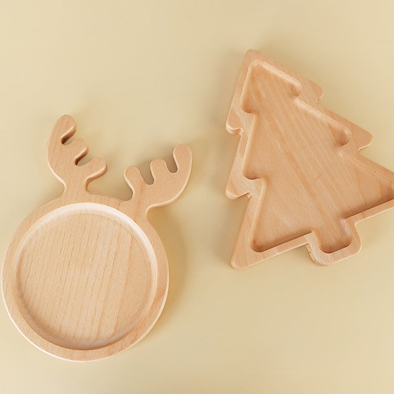 Custom Logo Christmas Wooden Snack Tray | Premium Corporate Gifts and Promotional Gifts