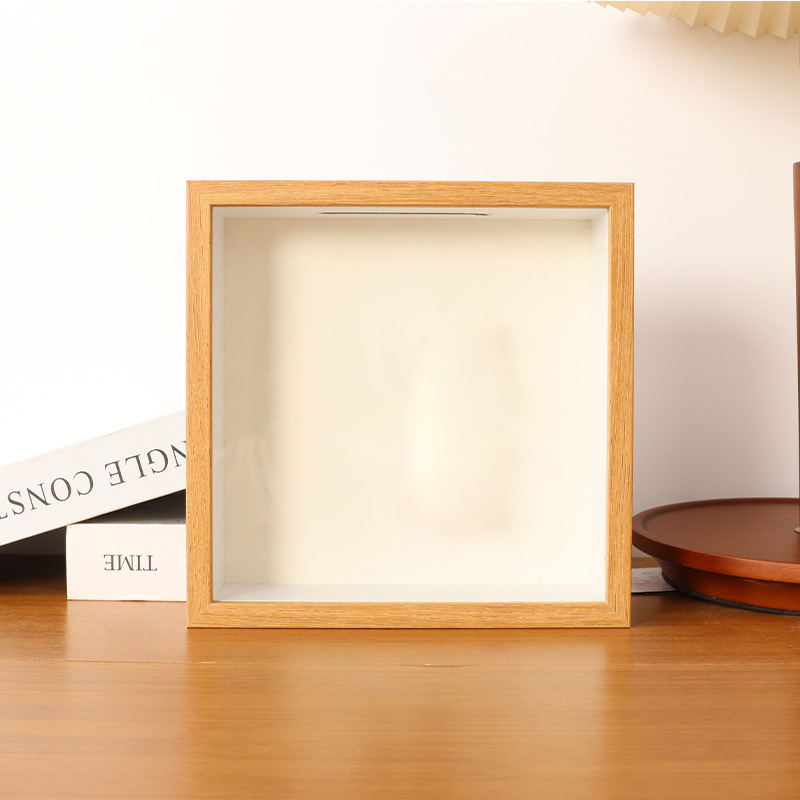 Custom Logo Three-dimensional square display frame piggy bank | Premium Corporate Gifts and Promotional Gifts