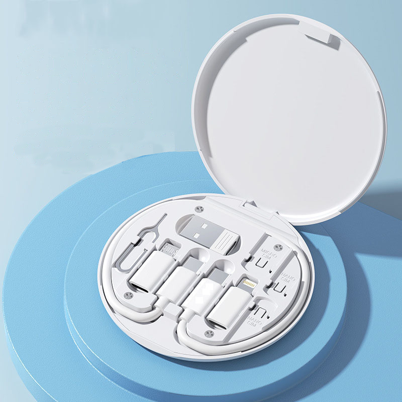 Custom Logo Small Disc Multifunctional Data Cable Storage Box | Premium Corporate Gifts and Promotional Gifts