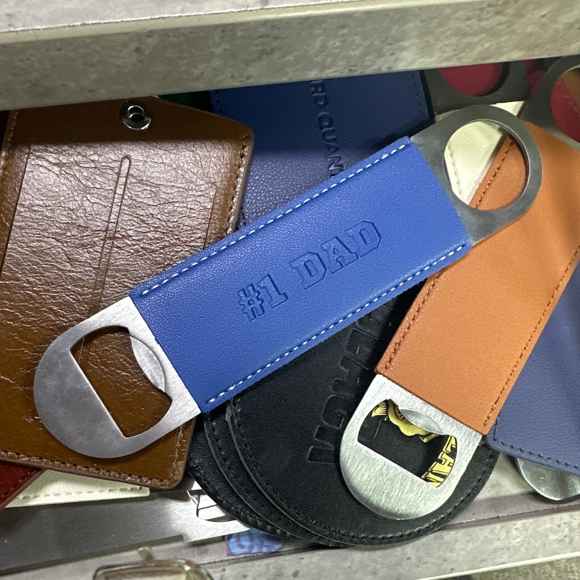 Custom Logo Leather Beer Bottle Opener | Premium Corporate Gifts and Custom Gifts