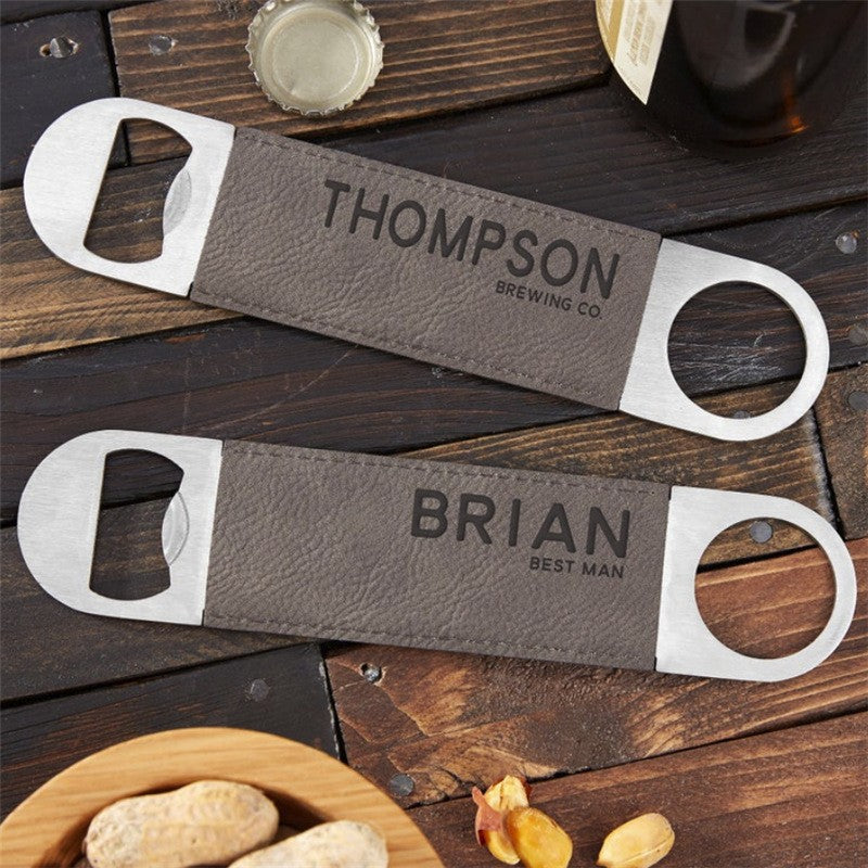 Custom Logo Leather Beer Bottle Opener | Premium Corporate Gifts and Promotional Gifts