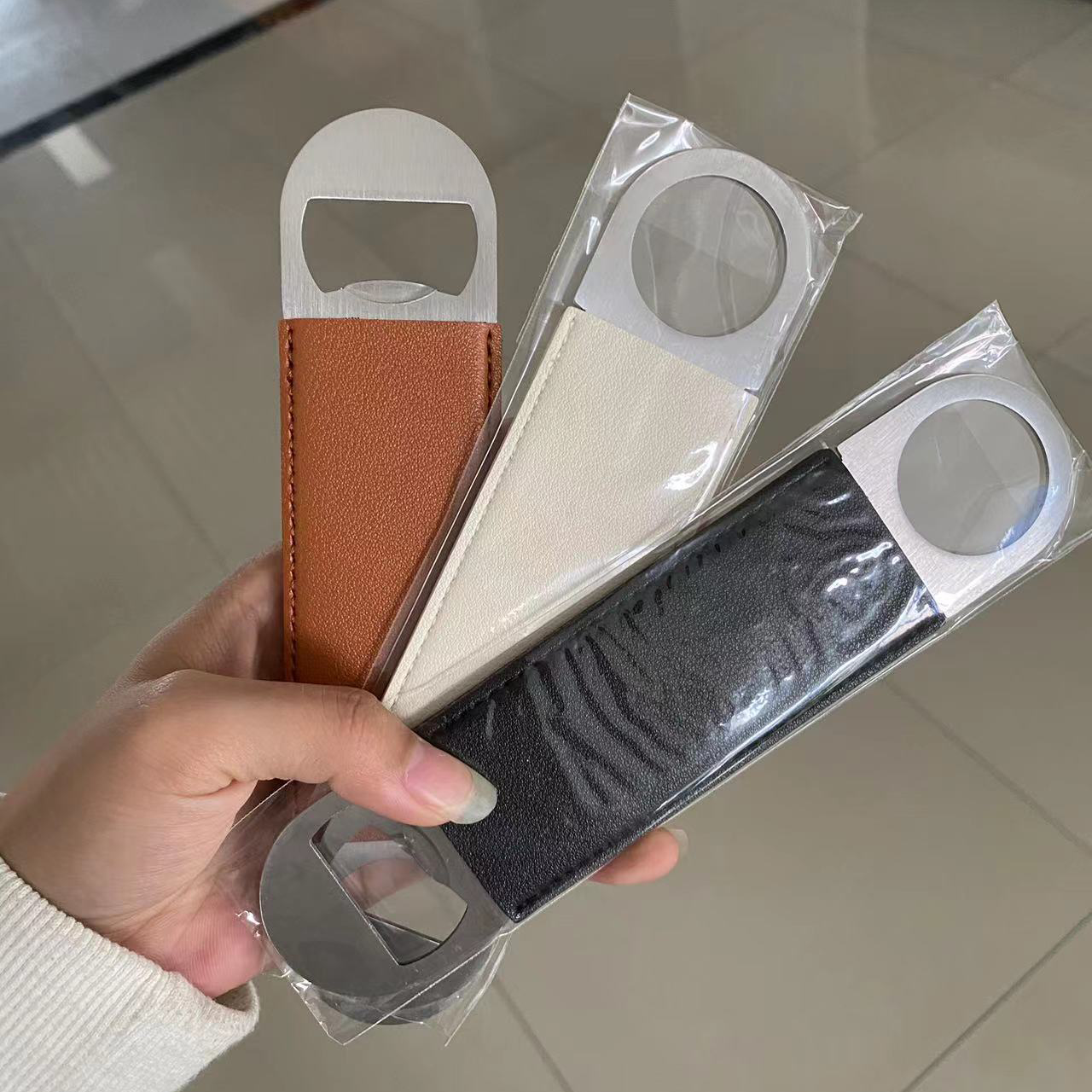 Custom Logo Leather Beer Bottle Opener | Premium Corporate Gifts and Custom Gifts