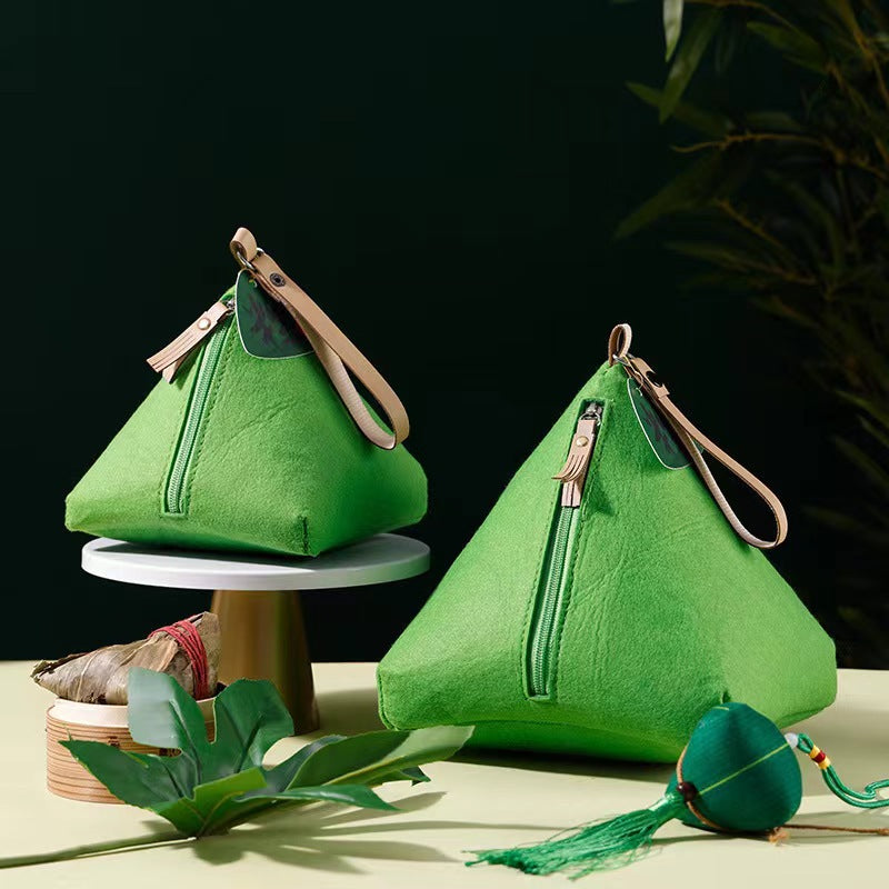 Custom Logo Felt Cloth Rice Dumpling Coin Purse | Premium Corporate Gifts and Promotional Gifts