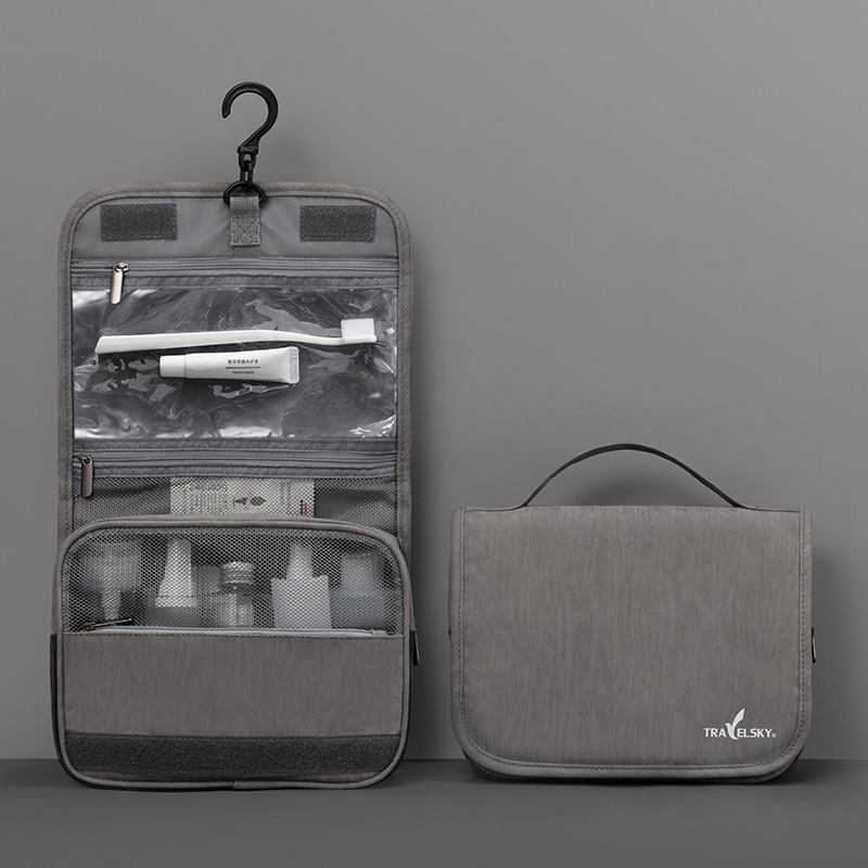 Custom Logo Waterproof Travel Hook Toiletry Bag | Premium Corporate Gifts and Custom Gifts